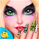 Halloween Kitty Nail Salon