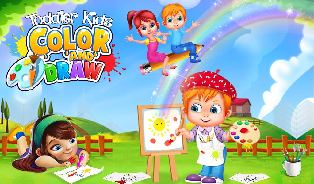 Toddler Kids Color And Draw