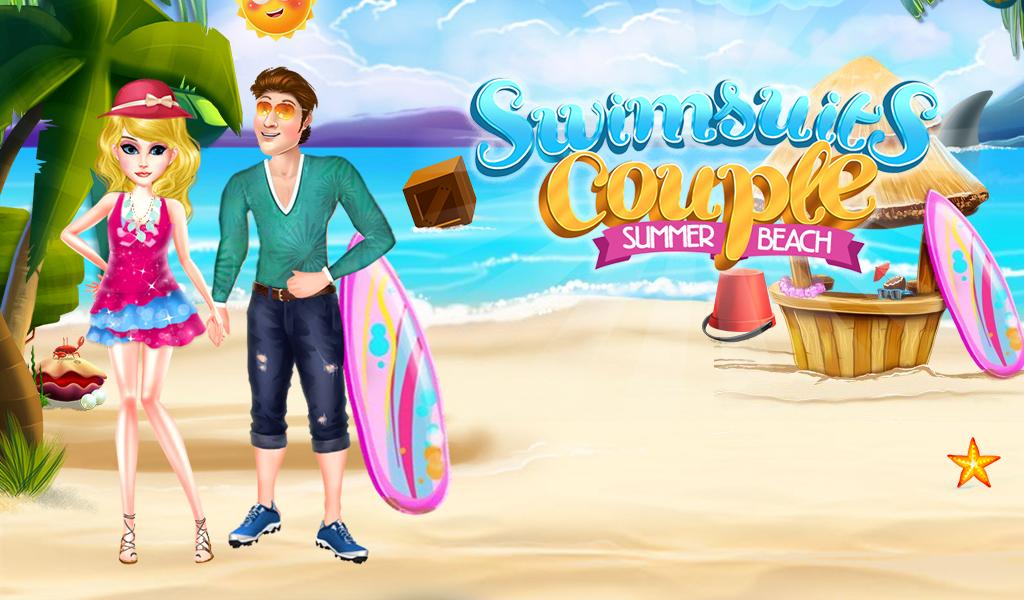 Swimsuits Couple Summer Beach