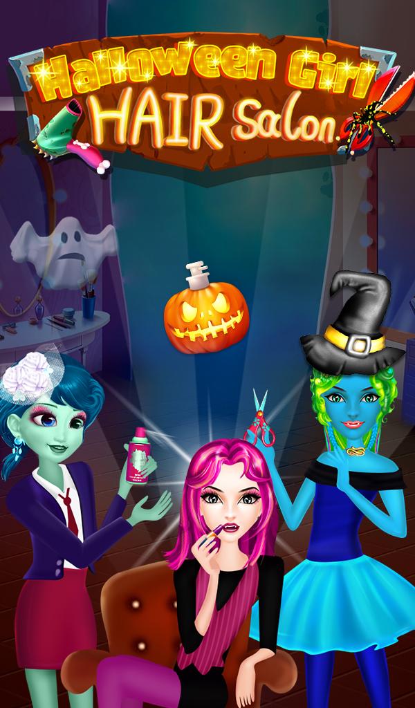 Halloween Girl Hair Salon