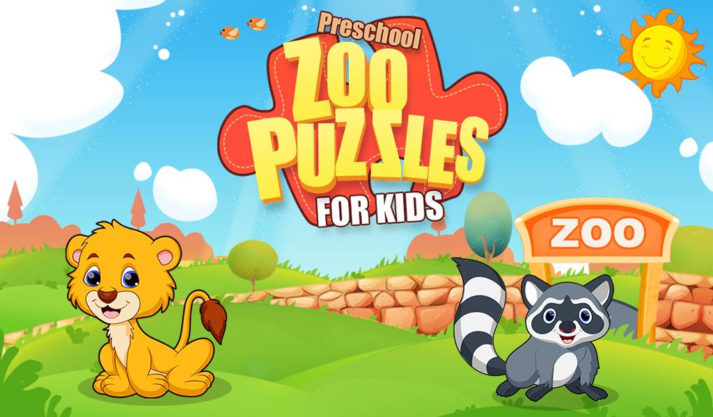 Preschool Zoo Puzzles For Kids