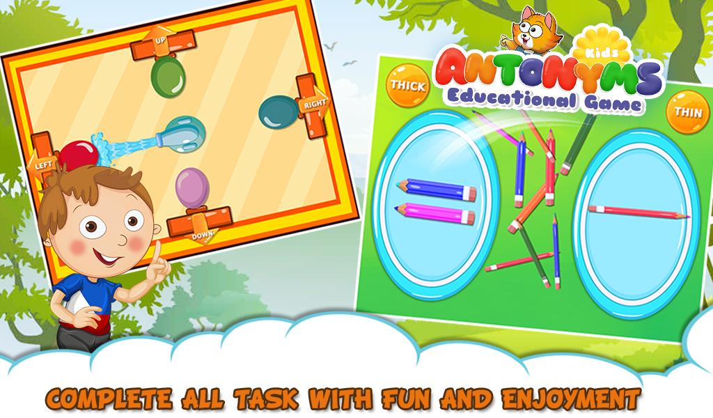 Kids Antonyms Educational Game iPhone, iPad - iOS Education App Source Code