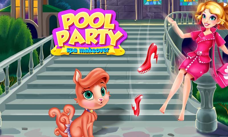 Pool Party Spa Makeover