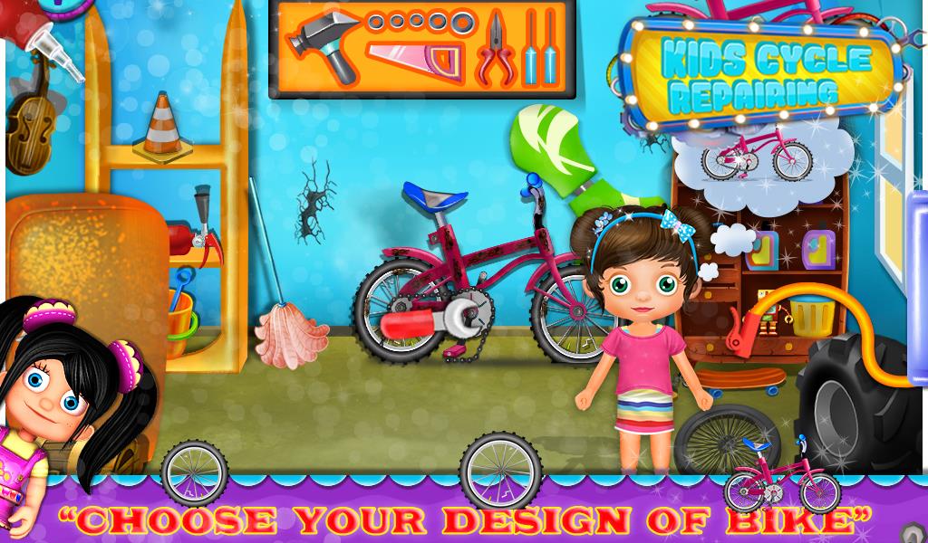 Kids Cycle Repairing
