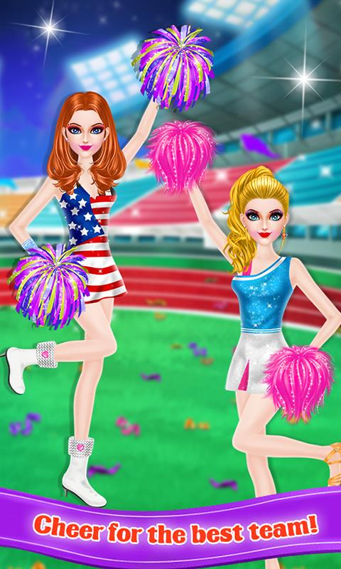 Cheer Leader Dressup And Spa