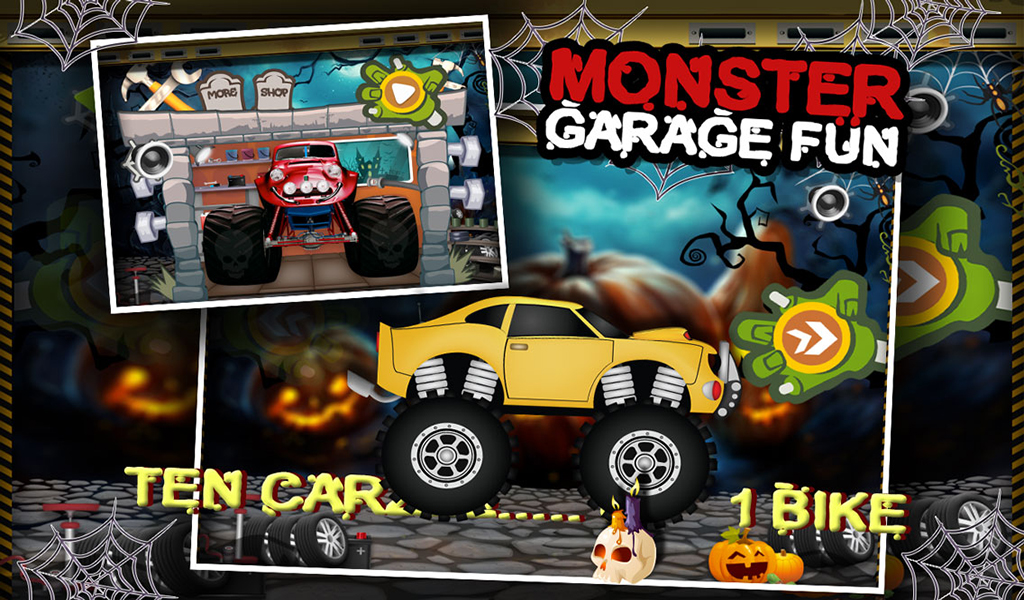 Monster Car Garage Fun