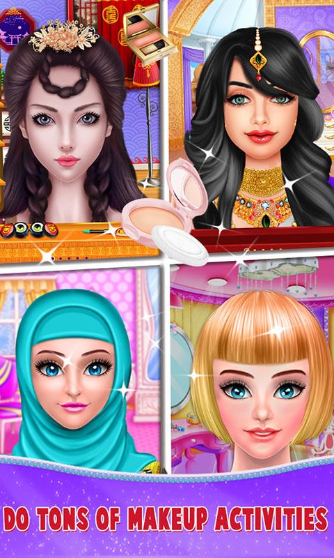 Country Theme Princess Makeup Dressup Salon
