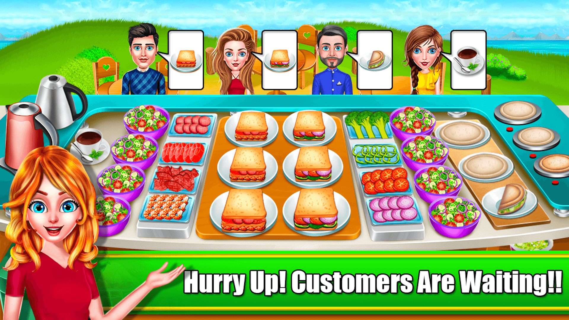 My Salad Shop : Cooking Games